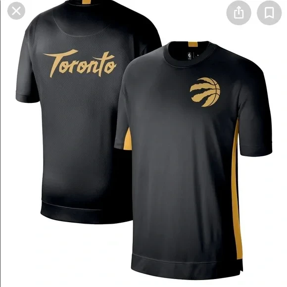 Show Your Team Spirit: Toronto Raptors Black Gold Jersey Now Available